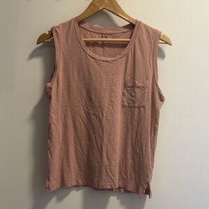 Madewell Dusty Rose Pocket Tank
